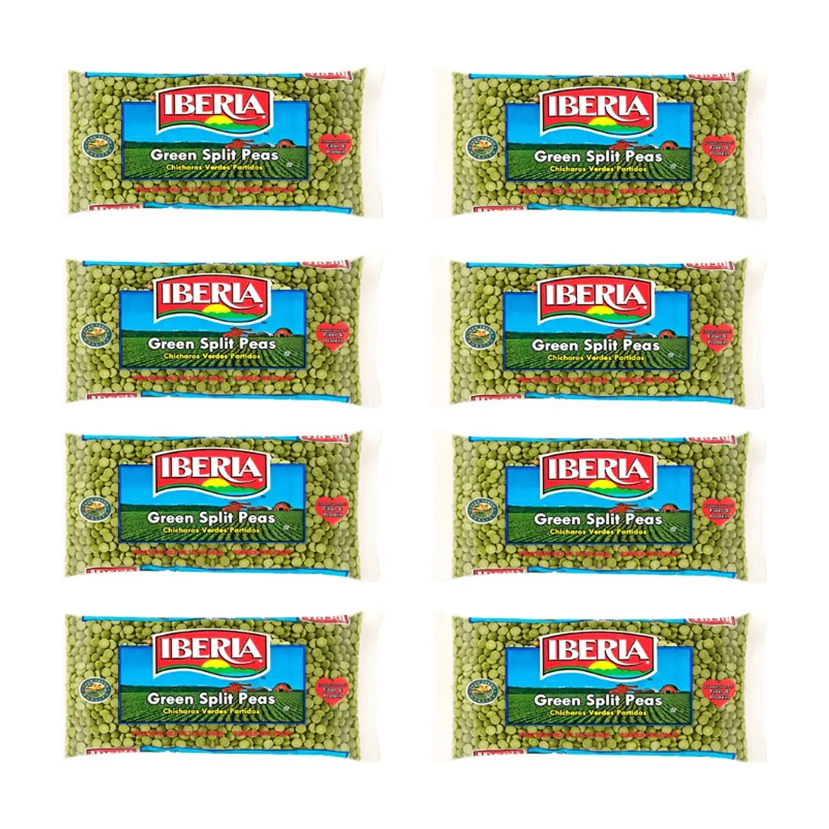 Chícharos verdes partidos Iberia ( 8 x 340 g / 12 oz) - Miniatura 1