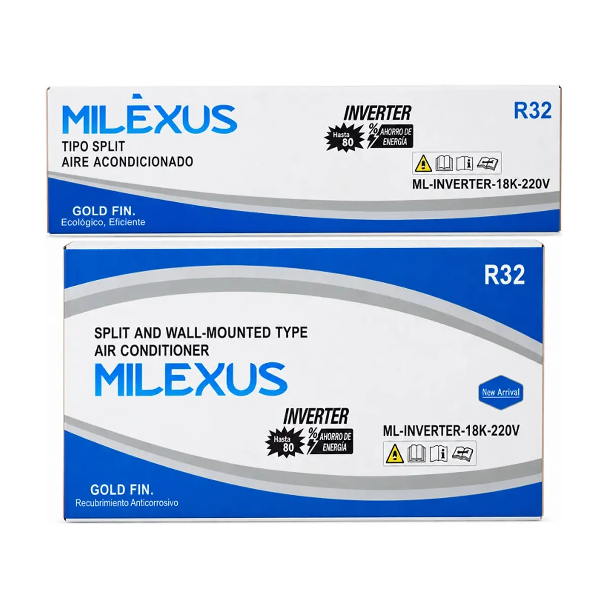 Aire acondicionado tipo split inverter de 1.5 tonelada Milexus ML-INVERTER-18K-220V - Thumbnail 4