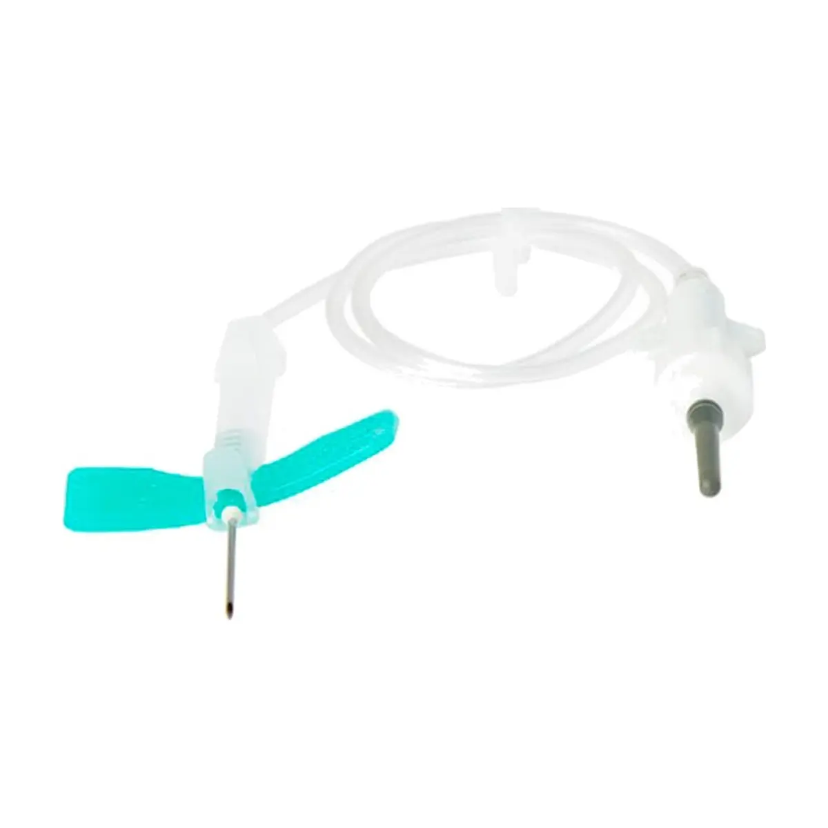 Set para la extracción de sangre. Tubo estéril de 12" y aguja de seguridad de 21G x 19 mm