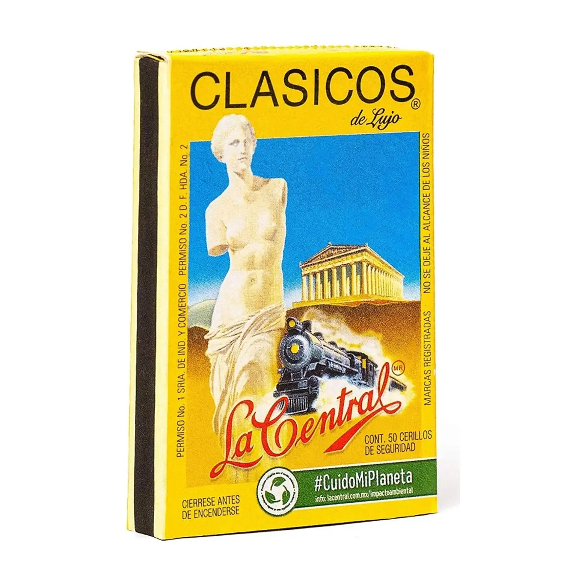 Caja de fósforos La Central (50 U)