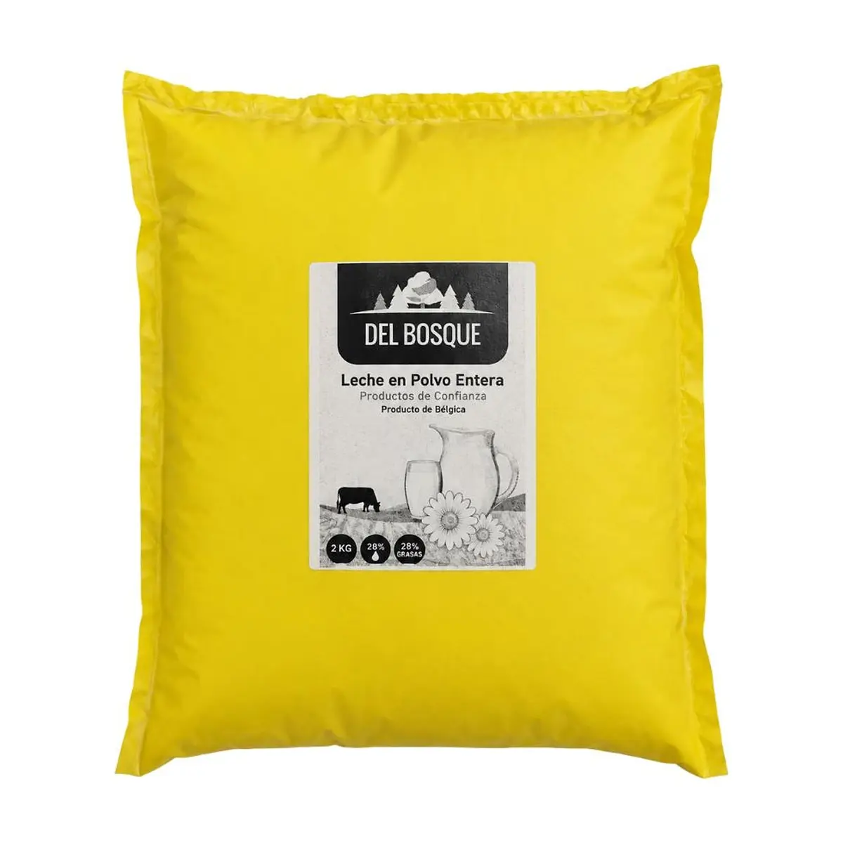 Leche en polvo entera Del Bosque (2 kg / 4.4 lb)