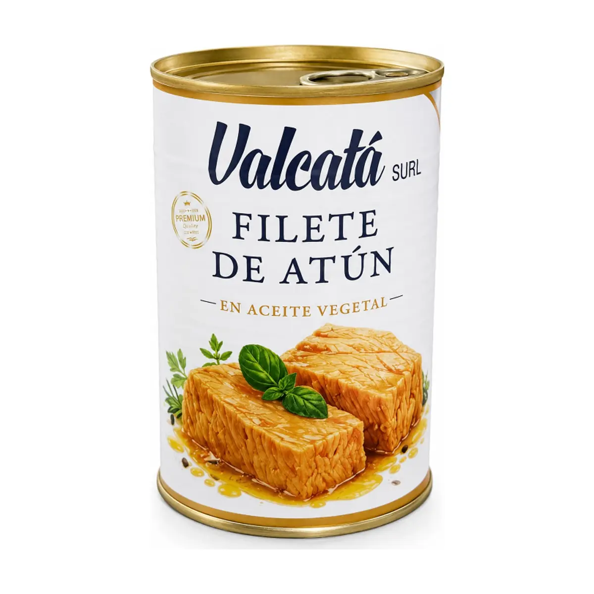 Filete de atún en aceite vegetal Valcatá SURL (400 g / 14.11 oz)