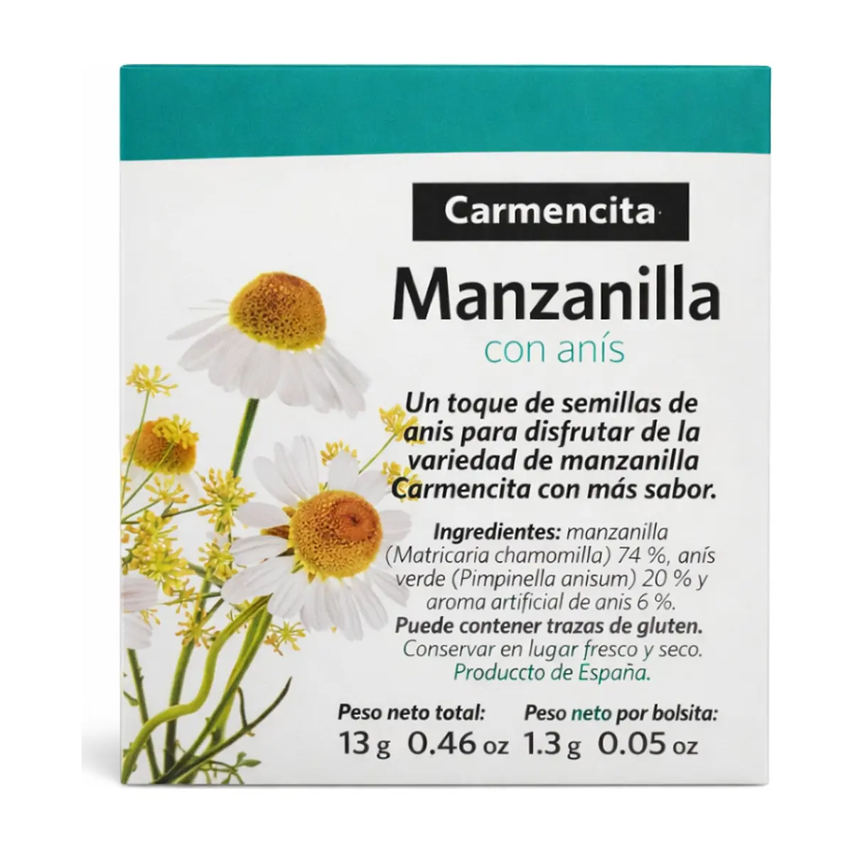 Té de manzanilla con anís Carmencita (13 g) - Thumbnail 2