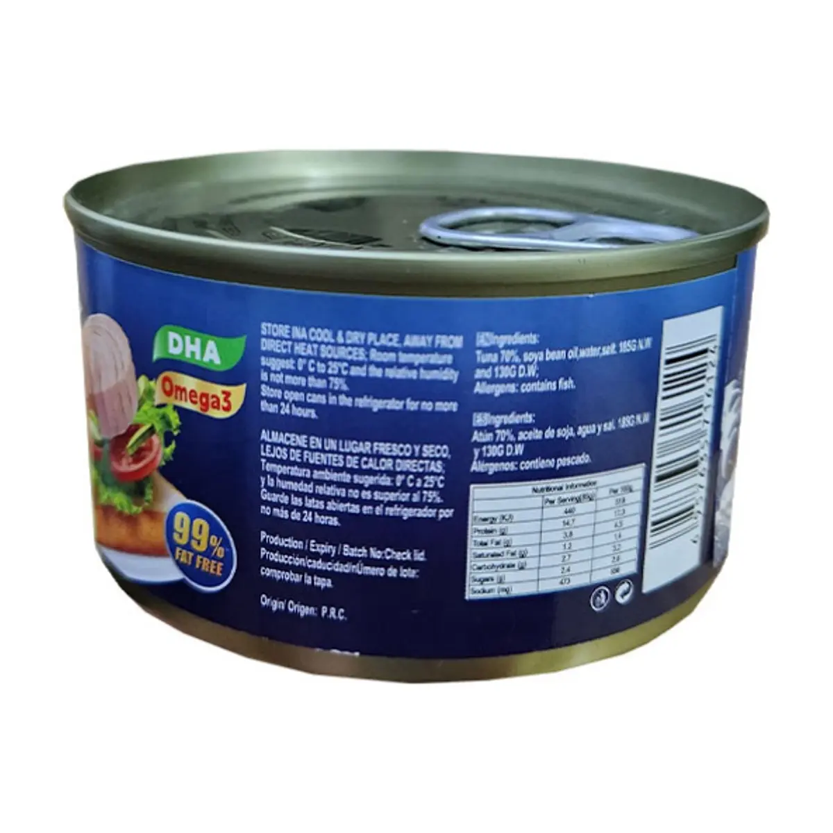 Atún lomitos en aceite Lucy (185 g / 6.53 oz) - Miniatura 3