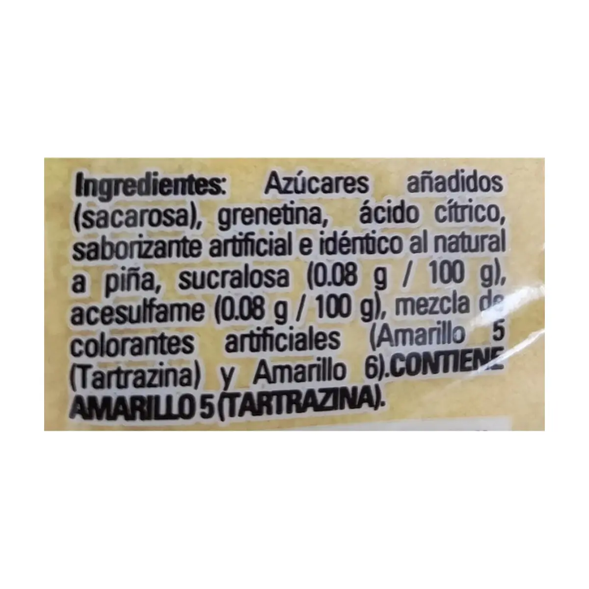Gelatina sabor piña Aurrera (120 g / 4.2 oz) - Thumbnail 3
