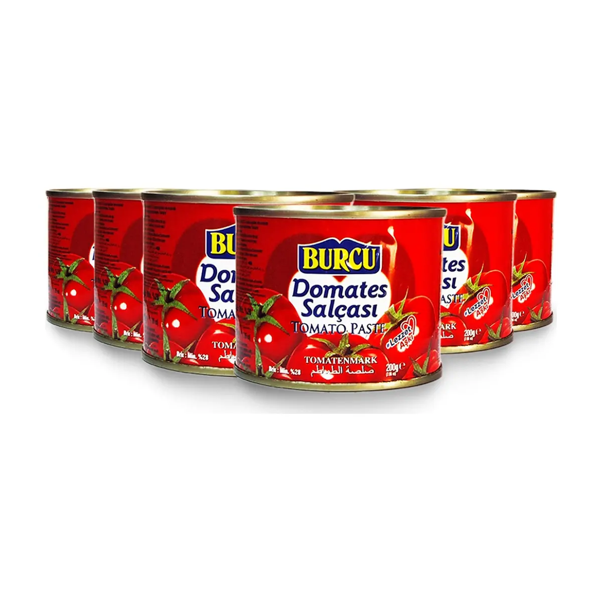 Pasta de tomate Burcu (6 x 200 g / 7.05 oz)
