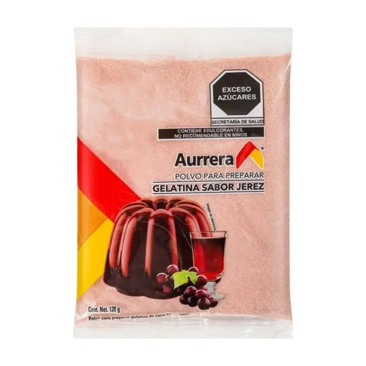 Gelatina sabor jerez Aurrera (120 g / 4.2 oz) - Thumbnail 4
