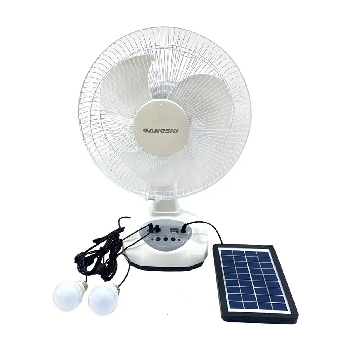 Ventilador de Mesa GANGSHI Recargable – Portátil y Silencioso