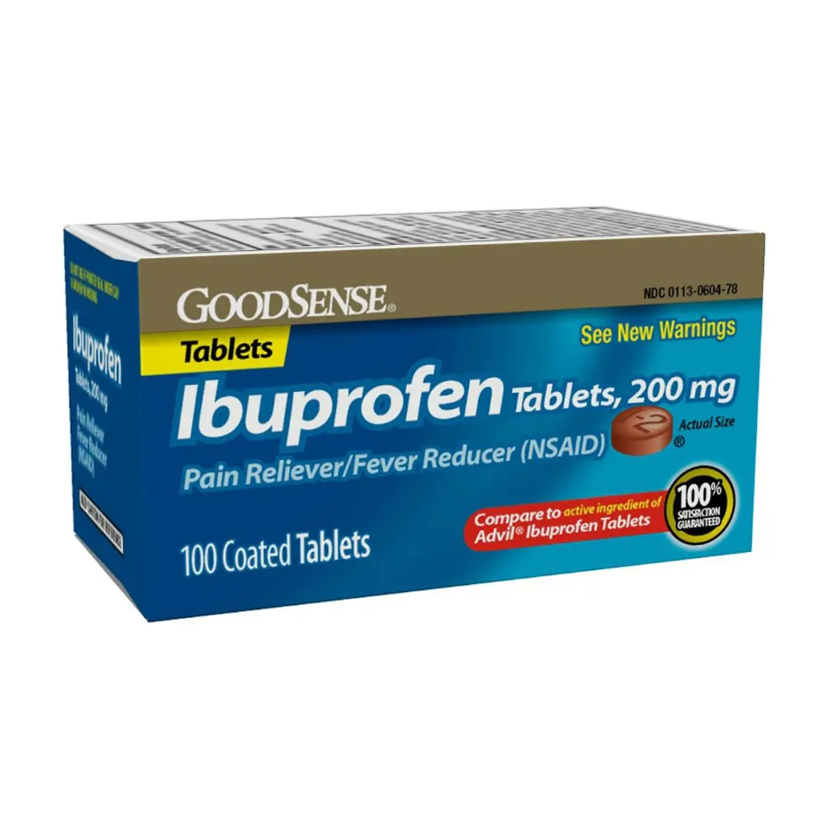 Ibuprofeno 200 mg Goodsense (100 tabletas)