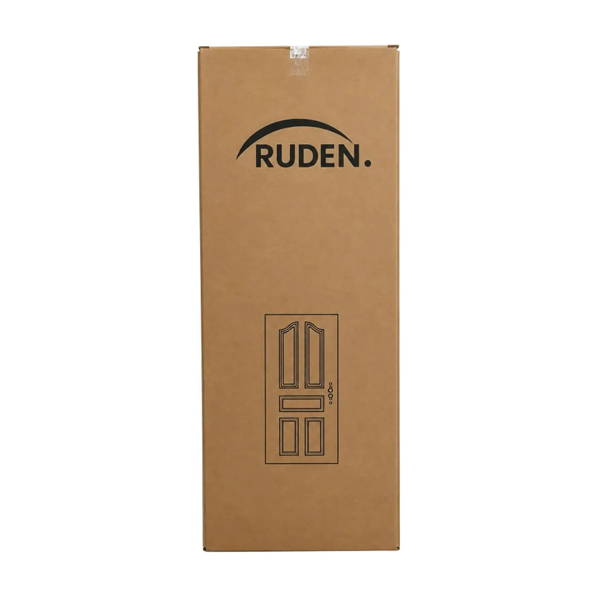 Puerta polimetálica de entrada principal blanca 210 cm x 90 cm Ruden - Thumbnail 2