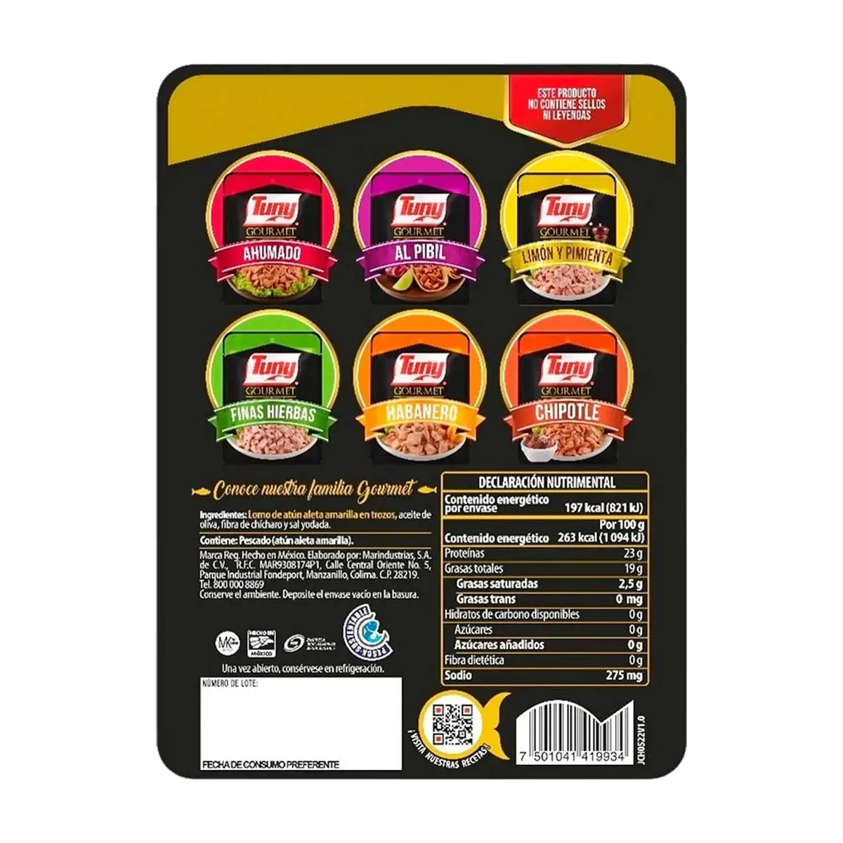 Atún en trozos en aceite de oliva Tuny (75 g / 2.65 oz) - Miniatura 5