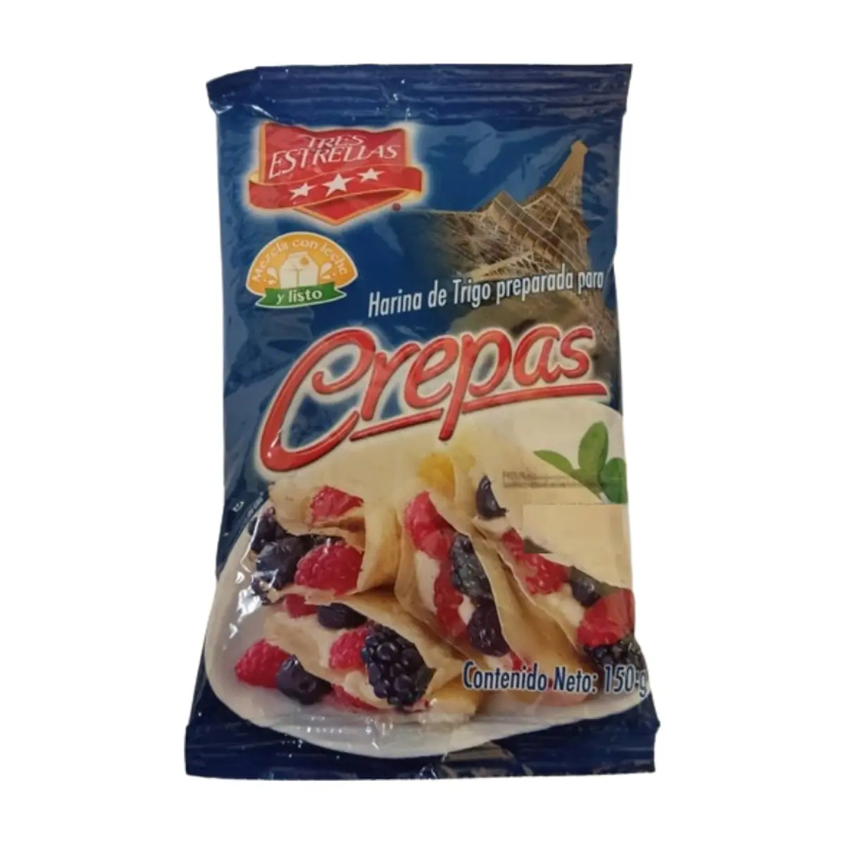 Harina de trigo preparada para crepas Tres Estrellas (150 g / 5.3 oz)