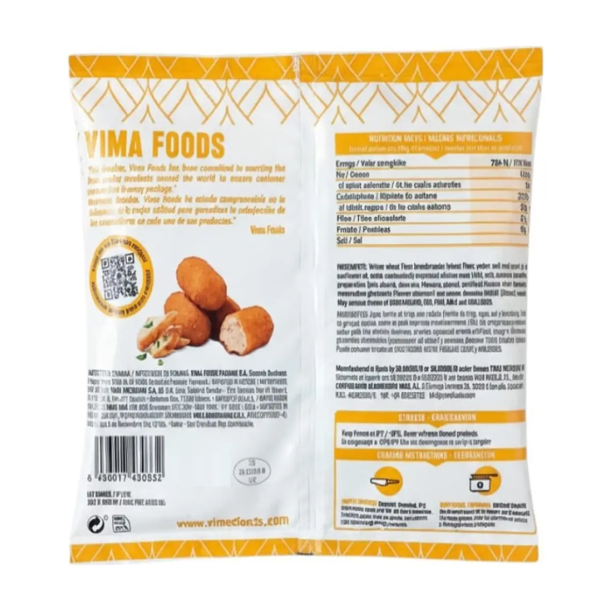Croquetas de pollo congeladas Vima Foods (500 g / 1.1 lb) - Thumbnail 2