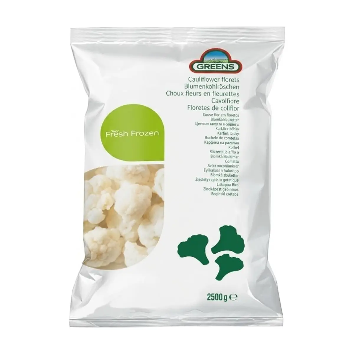 Coliflor en Floretes 30/60 (2.5kg) D´ARTA