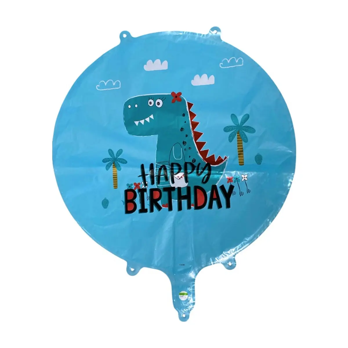 Globo con temática de dinosaurios y cartel de Happy Birthday Balloon (18 pulgadas) - Thumbnail 2