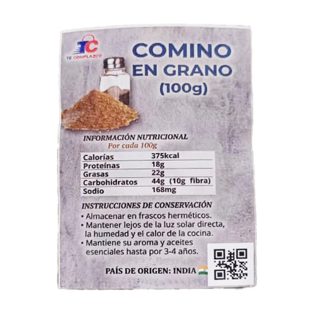 Comino en grano Te Complazco (100 g / 3.5 oz) - Thumbnail 2
