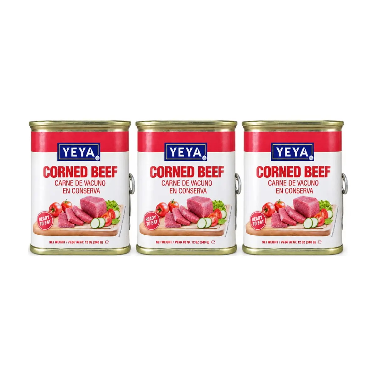 Carne de res en conserva - spam - Yeya ( 3 x 340 g / 12 oz)