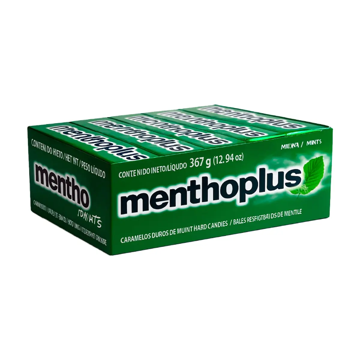 Caramelos duros sabor menta Menthoplus (12 x 30.6 g / 1.08 oz) - Imagen 1