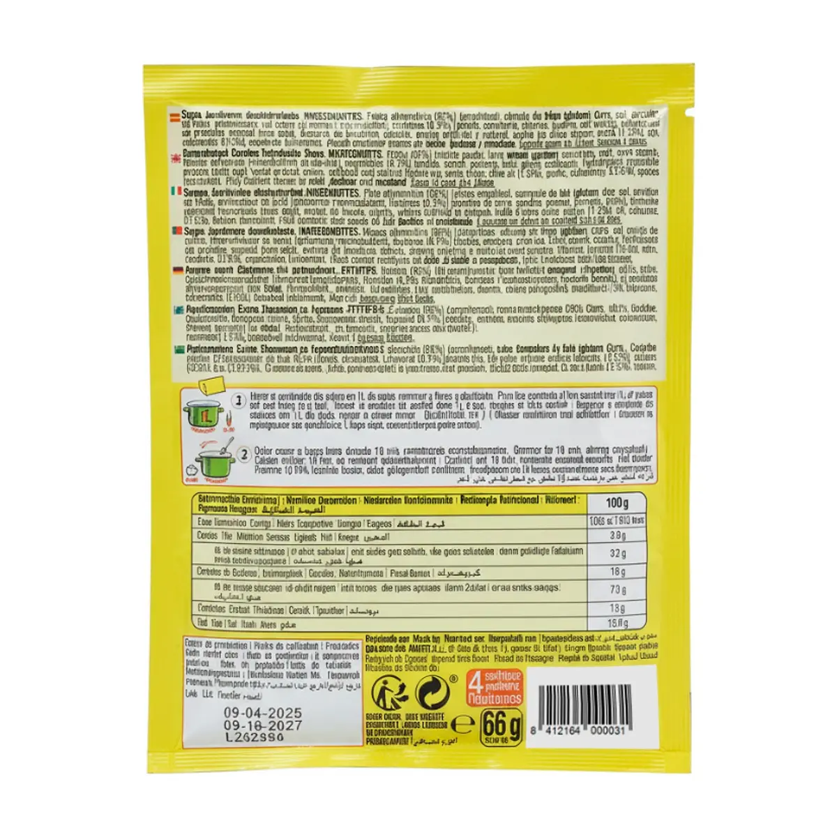 Sopa jardinera con aceite de oliva Calnort (66 g / 2.33 oz) - Thumbnail 2