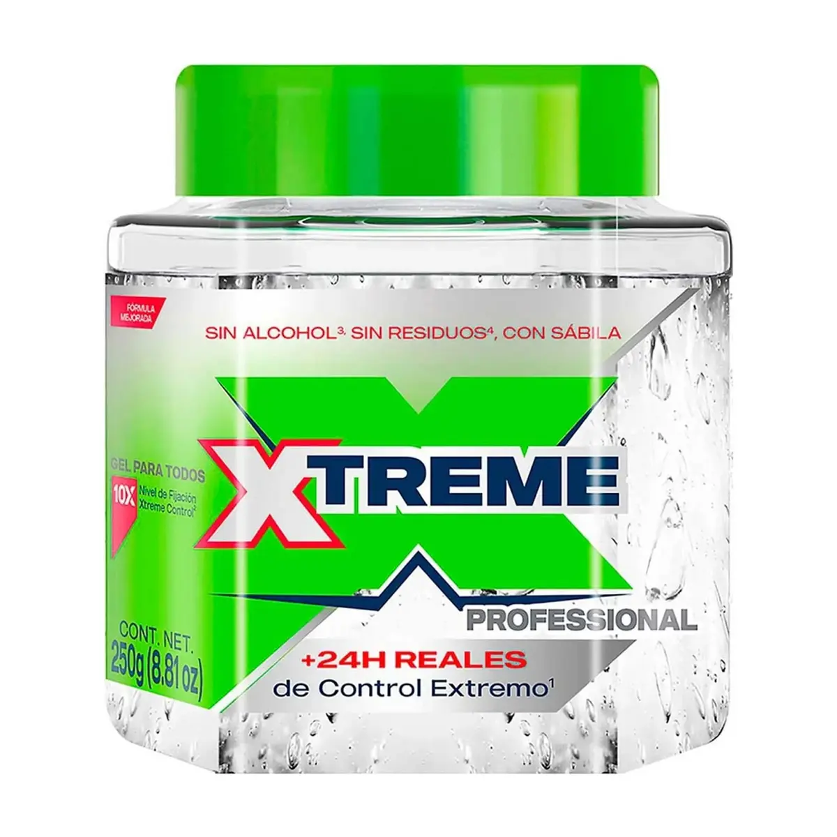 Gel de peinado para el cabello Xtreme Professional (250 g / 8.81 oz) - Imagen 1