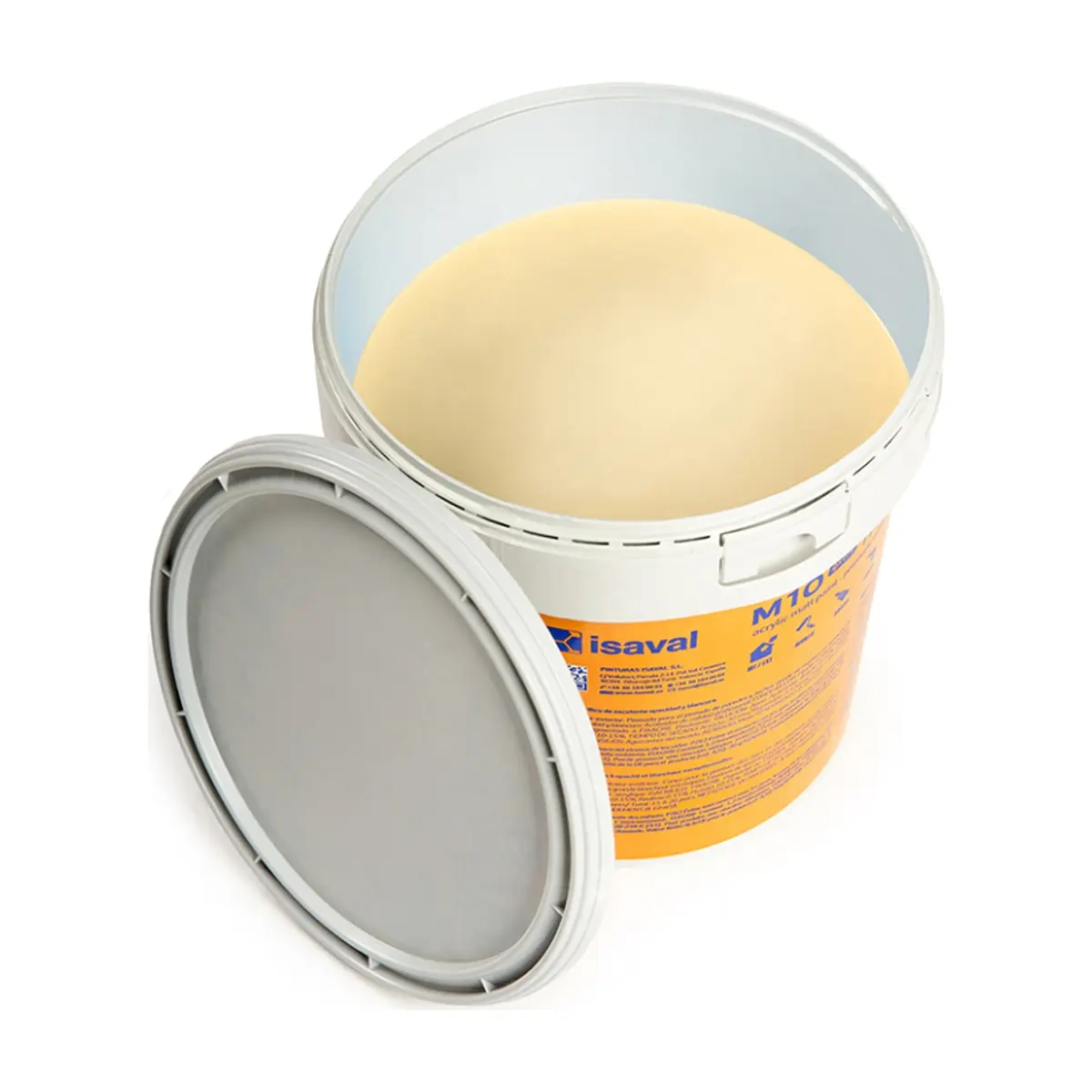Pintura acrilica interior y exterior color marfil M - 10 Isaval (5 Kg / 11 lb) - Thumbnail 4