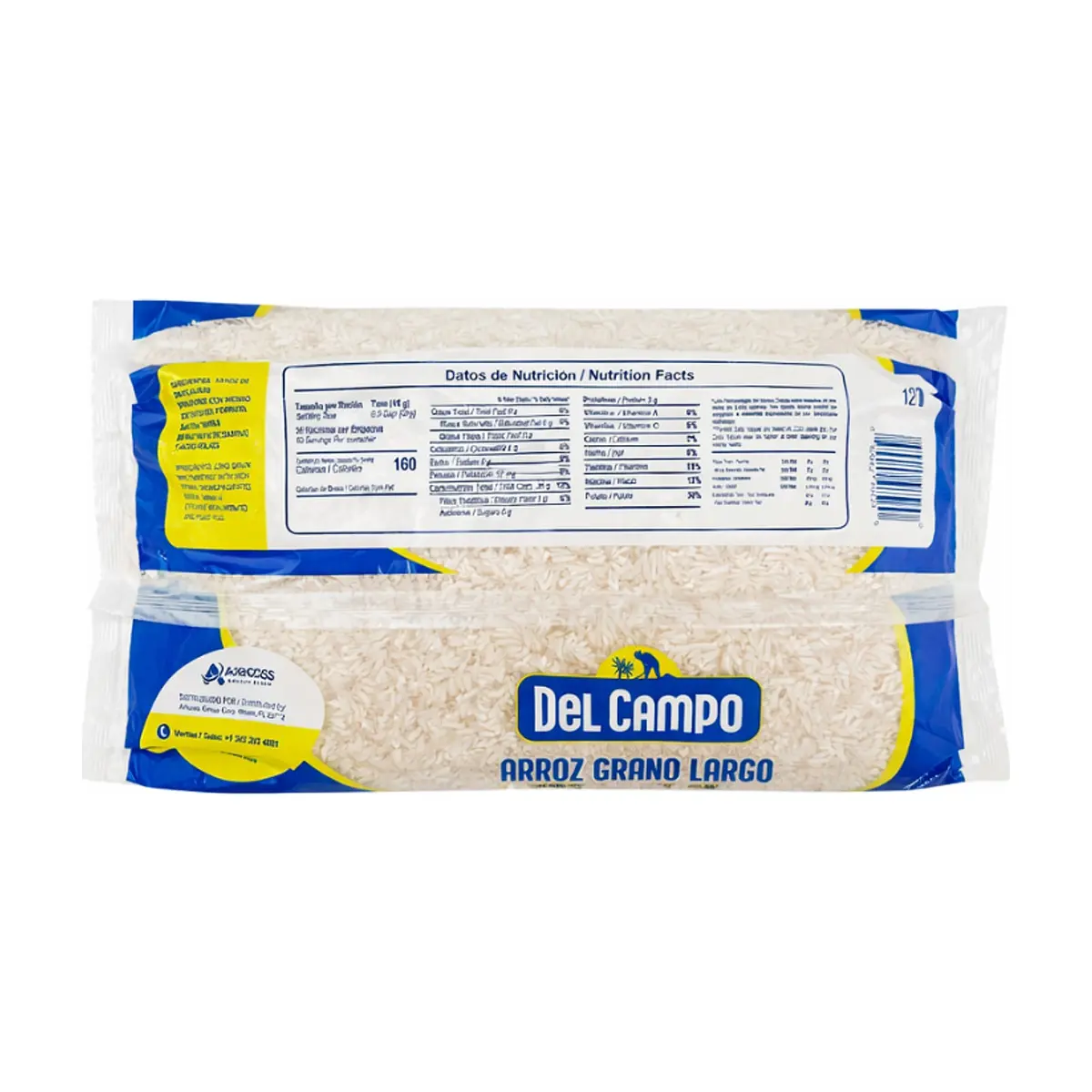 Arroz de grano largo Del Campo (2.27 kg / 5 lb) - Miniatura 4