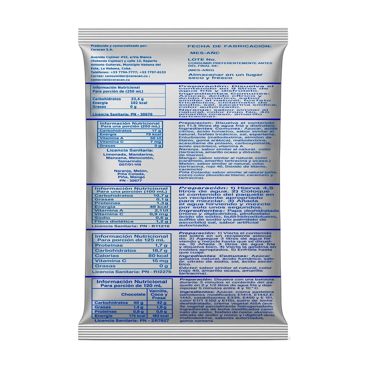 Refresco instantáneo sabor melón Piñata (900 g / 1.98 lb) - Miniatura 2