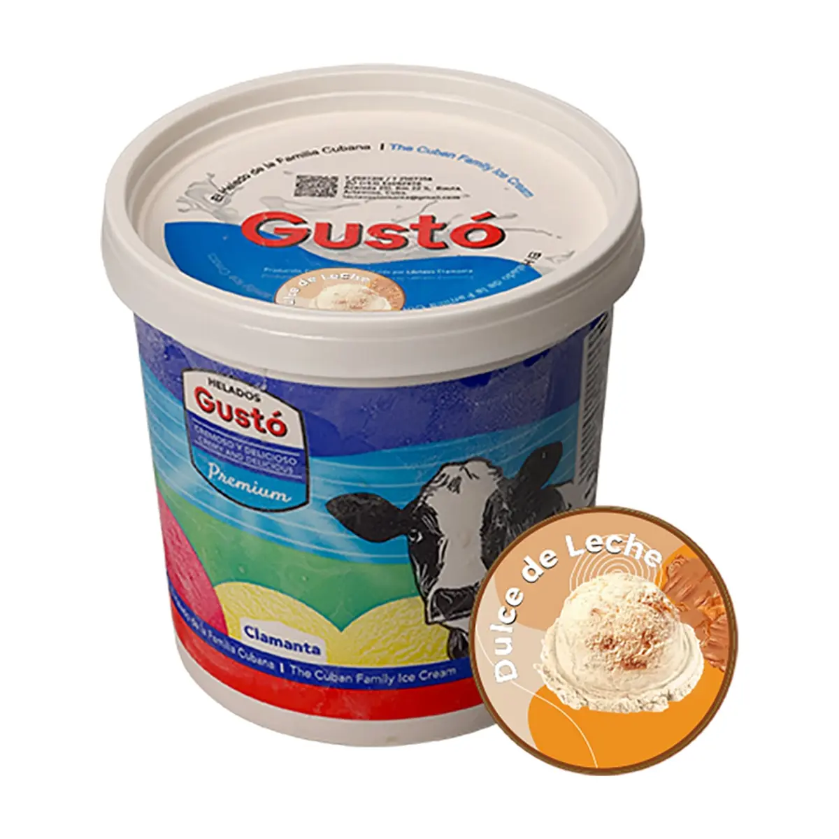 Helado Premium de dulce de leche Gustó (1 L) - Miniatura 2