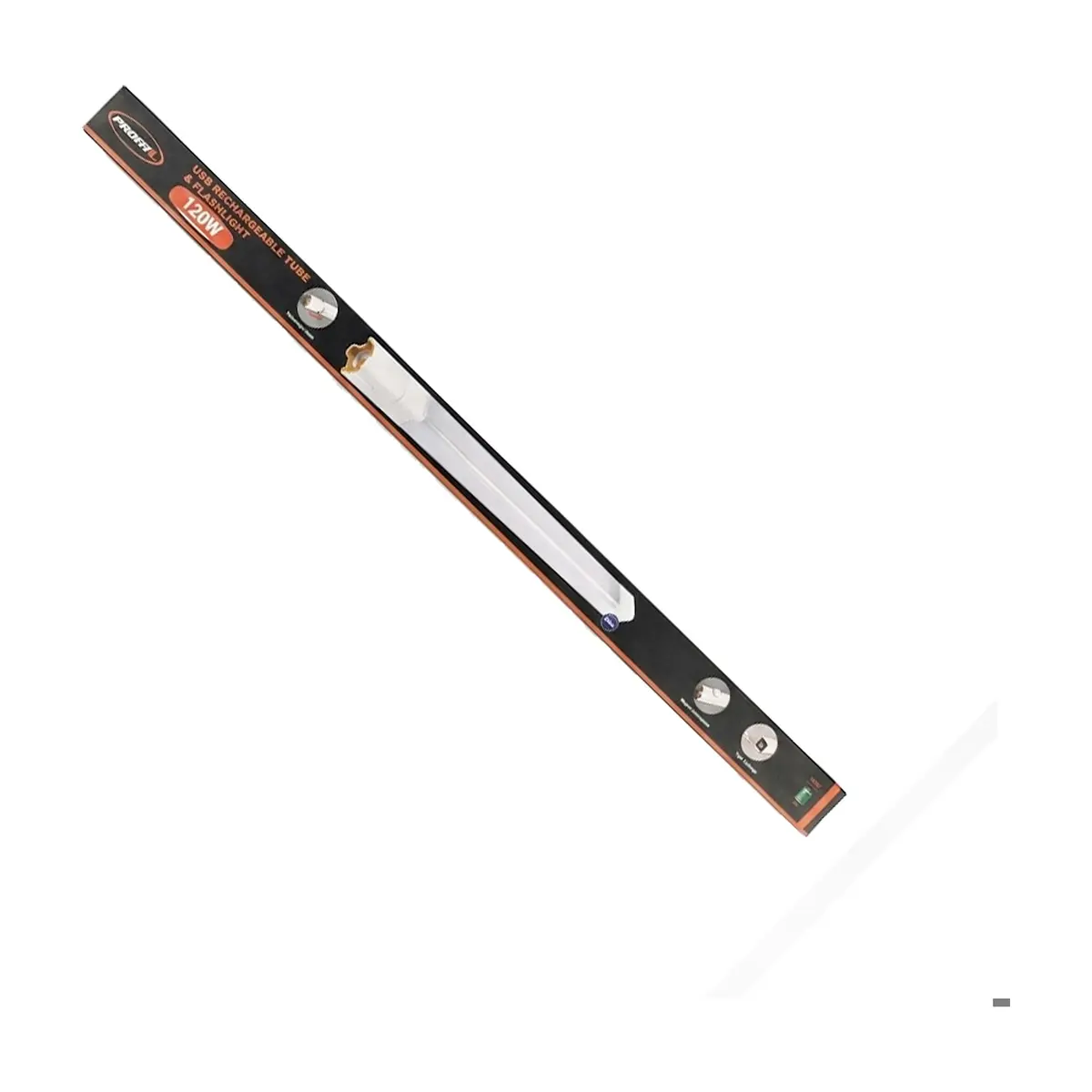 Tubo LED recargable de 120 W con linterna COB de 1 W Proefix - Miniatura 2