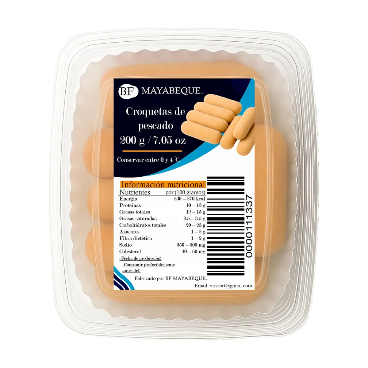 Croquetas de pescado BF Mayabeque (200 g / 7.05 oz) - Thumbnail 3