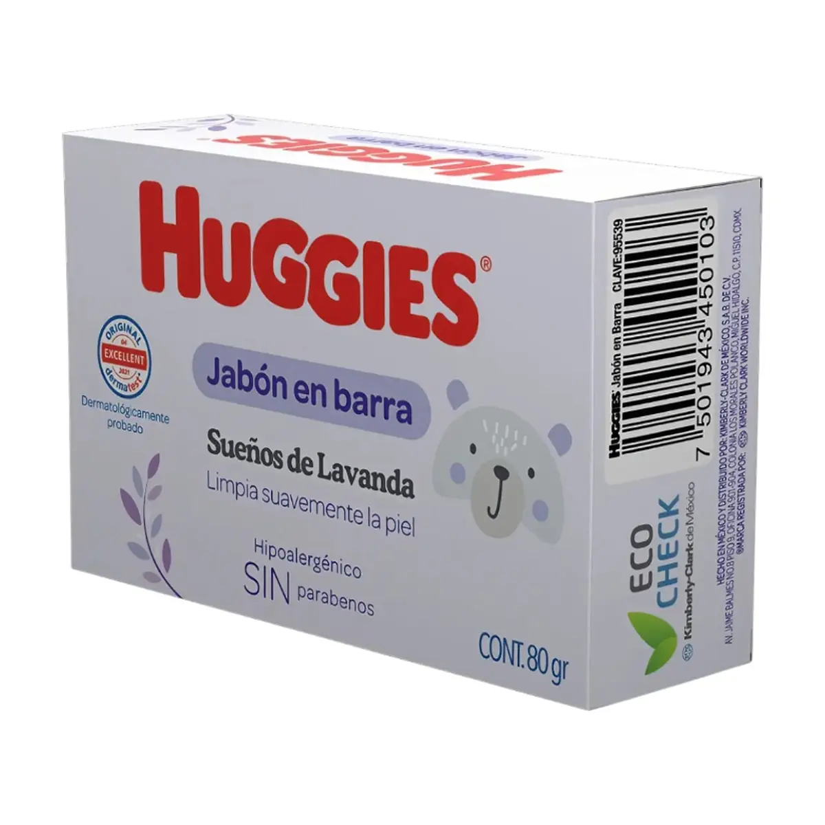 Jabón en barra sueños de lavanda para bebé Huggies (80 g / 2.82 oz) - Thumbnail 4