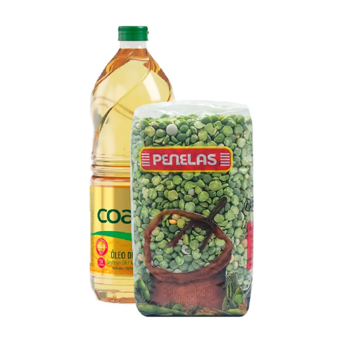 Aceite + Chicharo verde partido