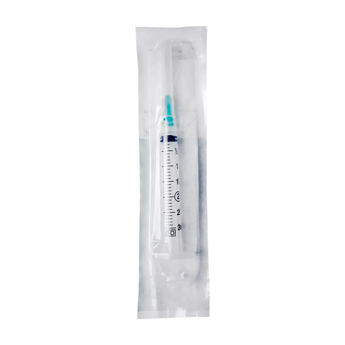 Jeringa Medica Luer-Lok 3 ml con aguja 23G x 1’‘ BD Plastipak - Thumbnail 2