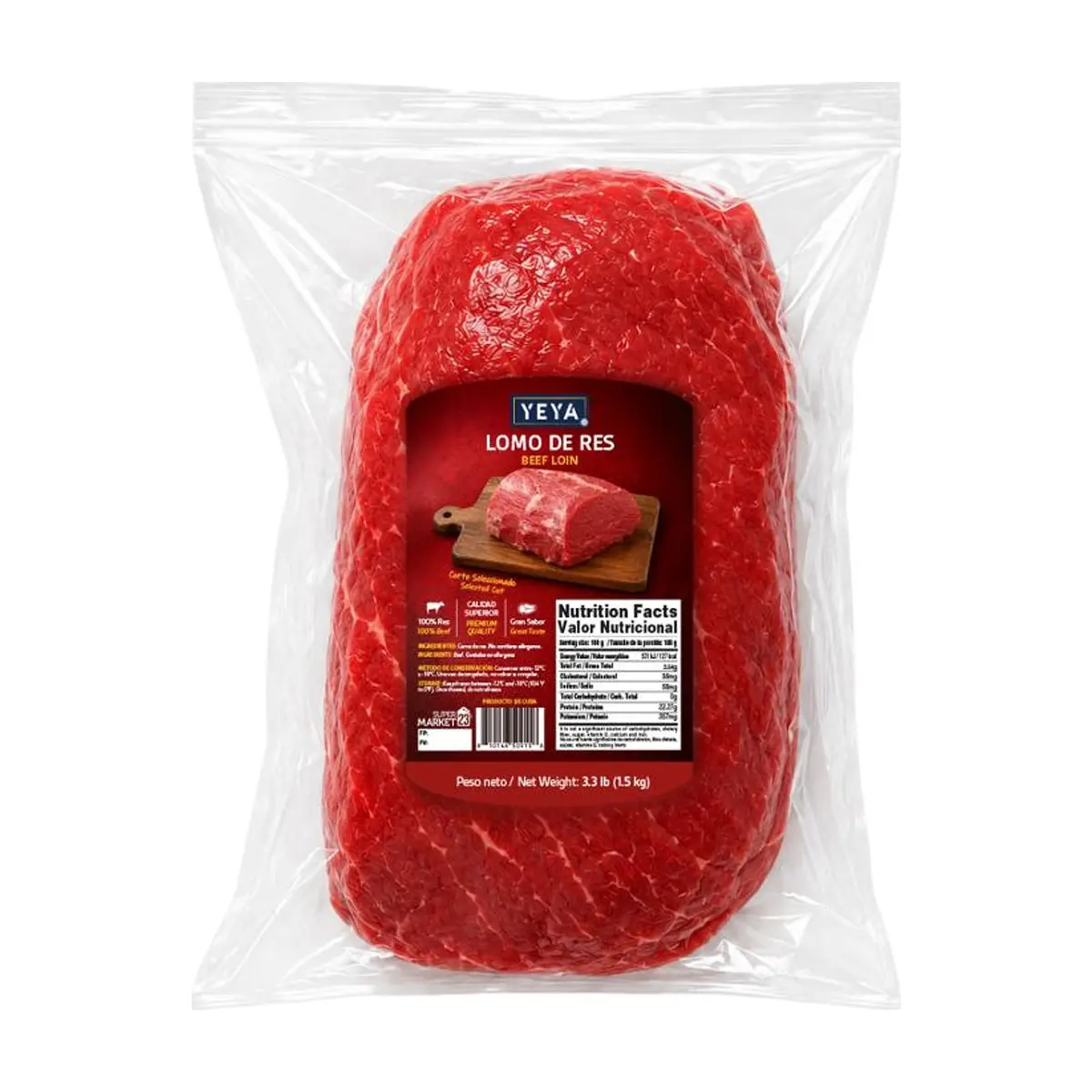 Lomo de res YEYA (1.5 kg / 3.3 lb) - Miniatura 1