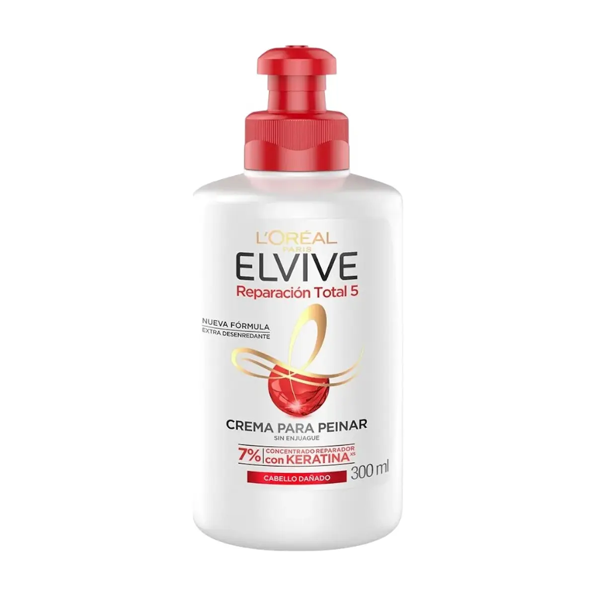 Crema para peinar reparación total 5 L'Oréal Elvive (300 ml)