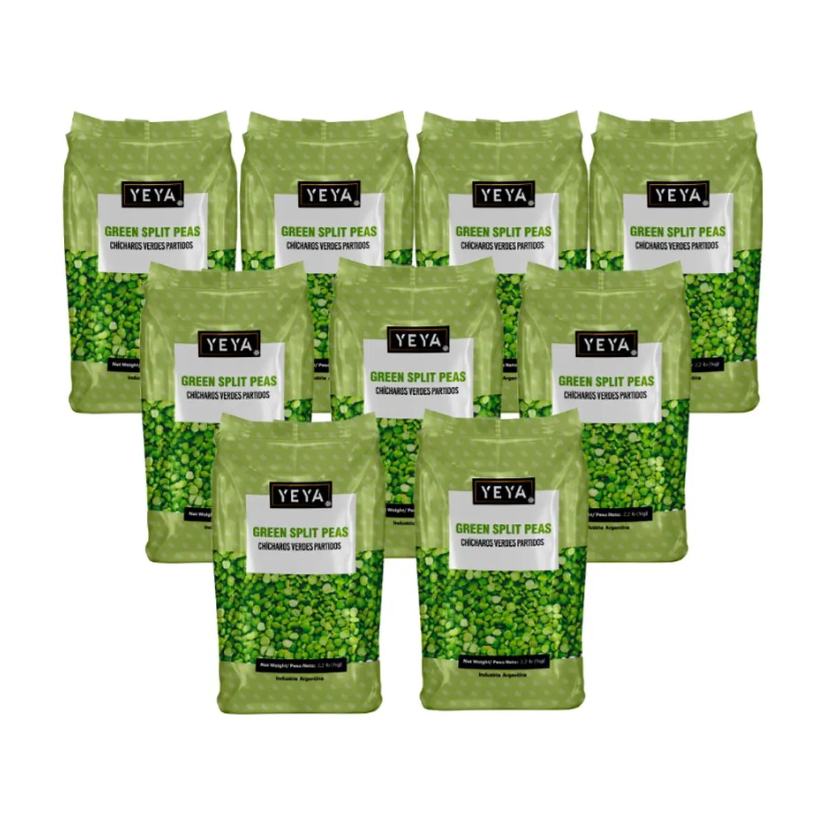 Chícharos verdes partido YEYA (9 x 1 kg / 2.2 lb) - Miniatura 1