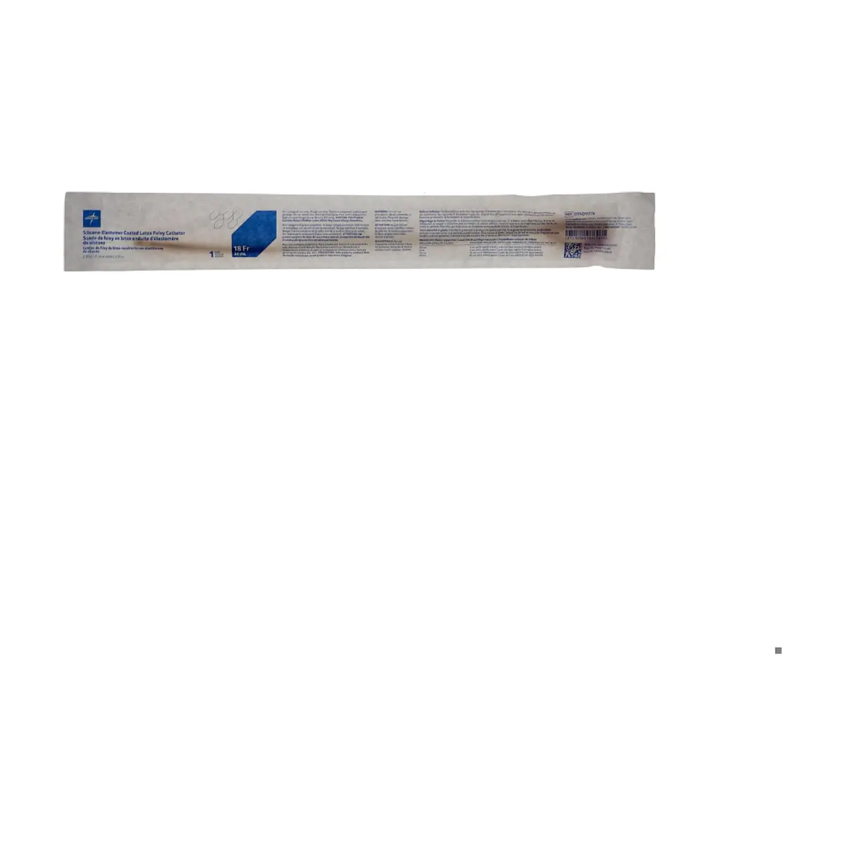 Catéter de foley 2 vías de látex con recubrimiento elastomérico de silicona 18 fr 30 ml Medline - Thumbnail 2