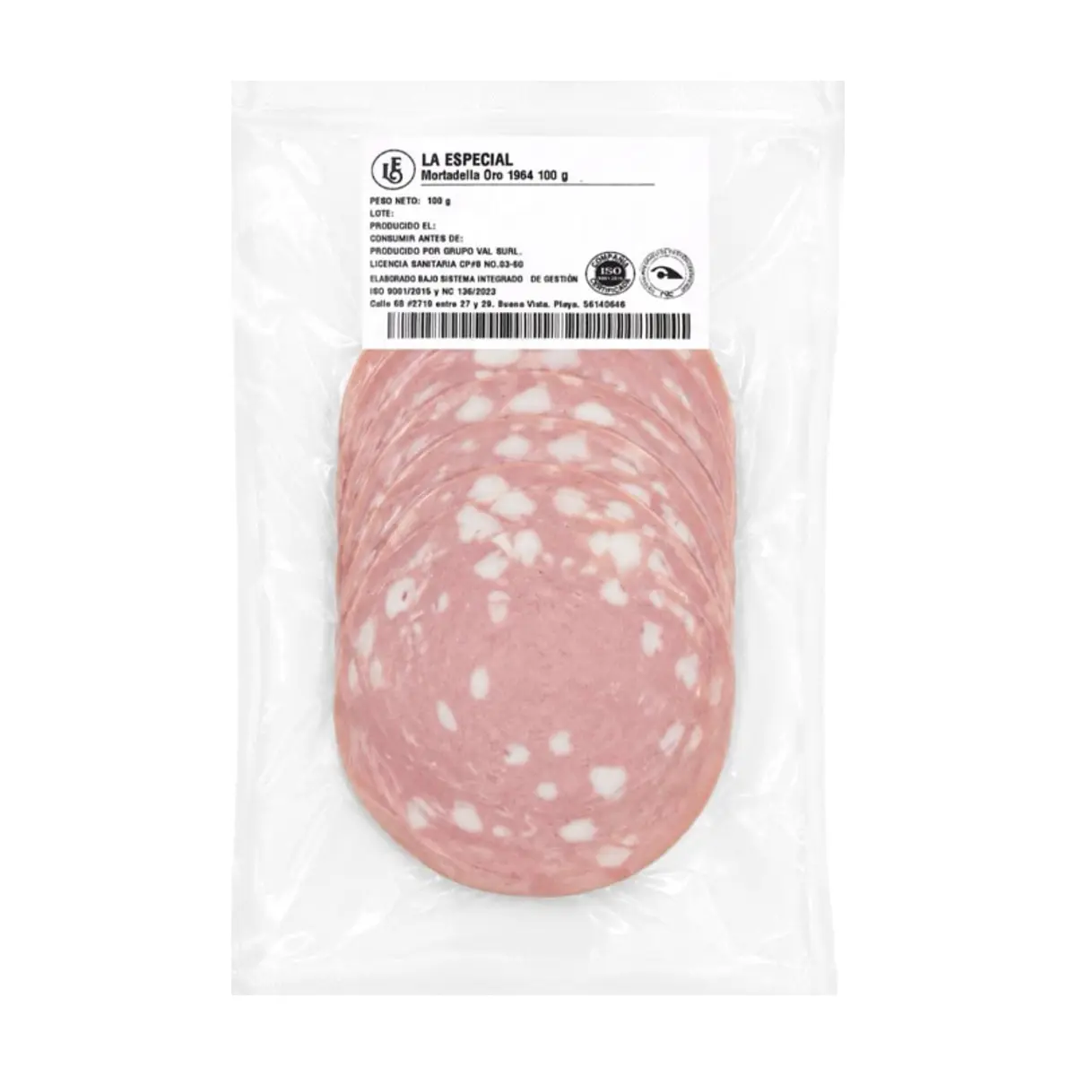Mortadella Oro 1964 La Especial (100 g / 3.5 oz) - Imagen 1