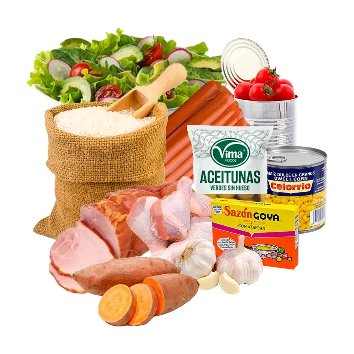 Combo arroz salteado