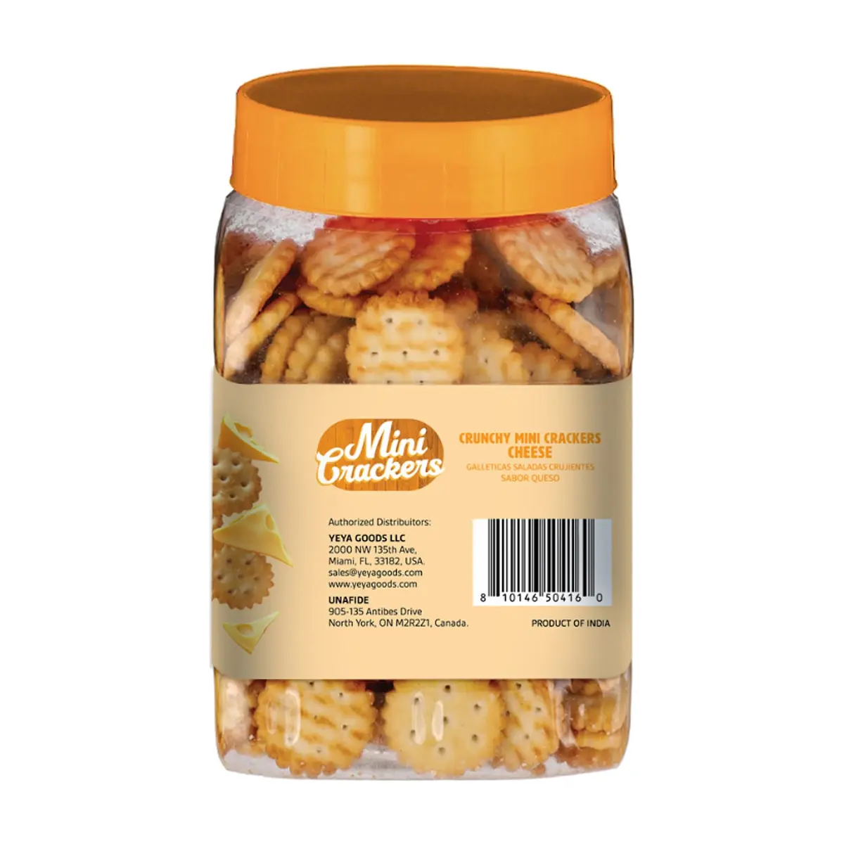 Galleticas saladas sabor queso YEYA (227 g / 8 oz) - Thumbnail 2