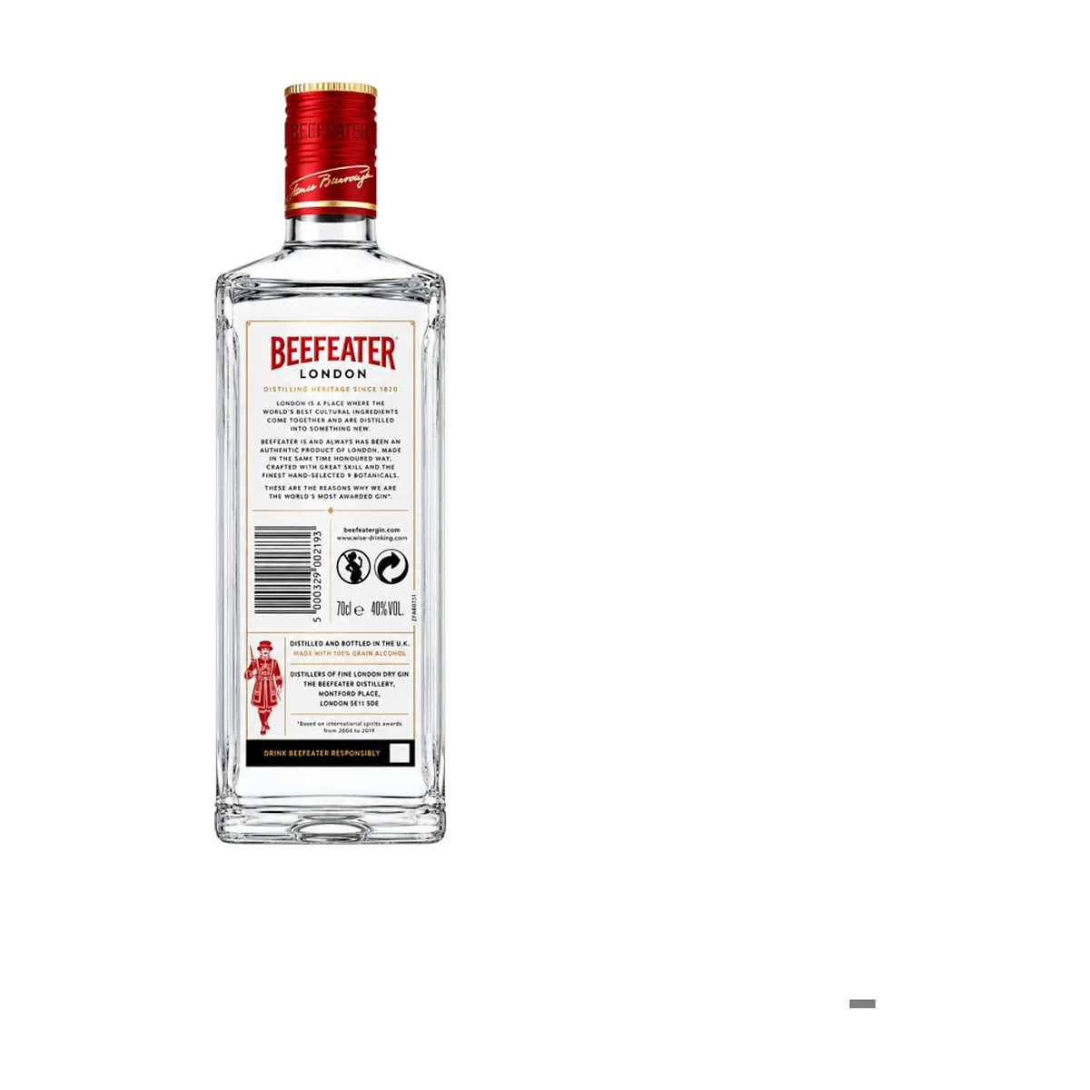 Ginebra 40 % vol Beefeater (700 ml) - Thumbnail 5