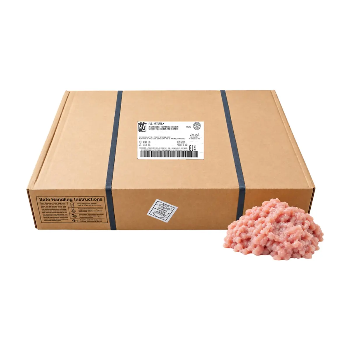 Carne de pollo separada mecánicamente Marjac (18.14 kg / 40 lb) - Thumbnail 2