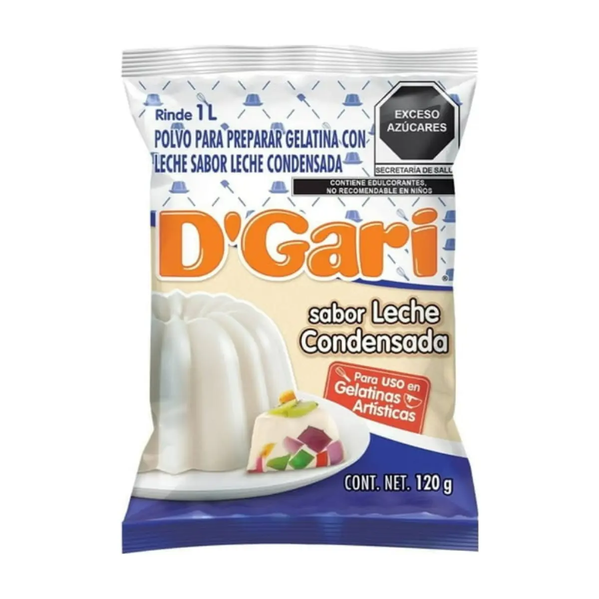Gelatina de sabor leche condensada D'Gari (120 g / 4.23 oz) - Thumbnail 3