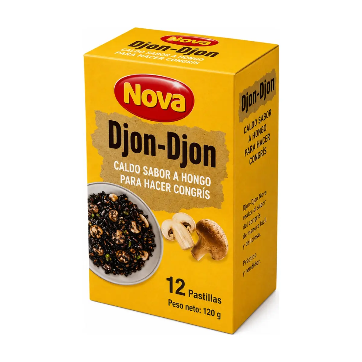 Caldo sabor a hongo para congrís Djon-Djon Nova (120 g)