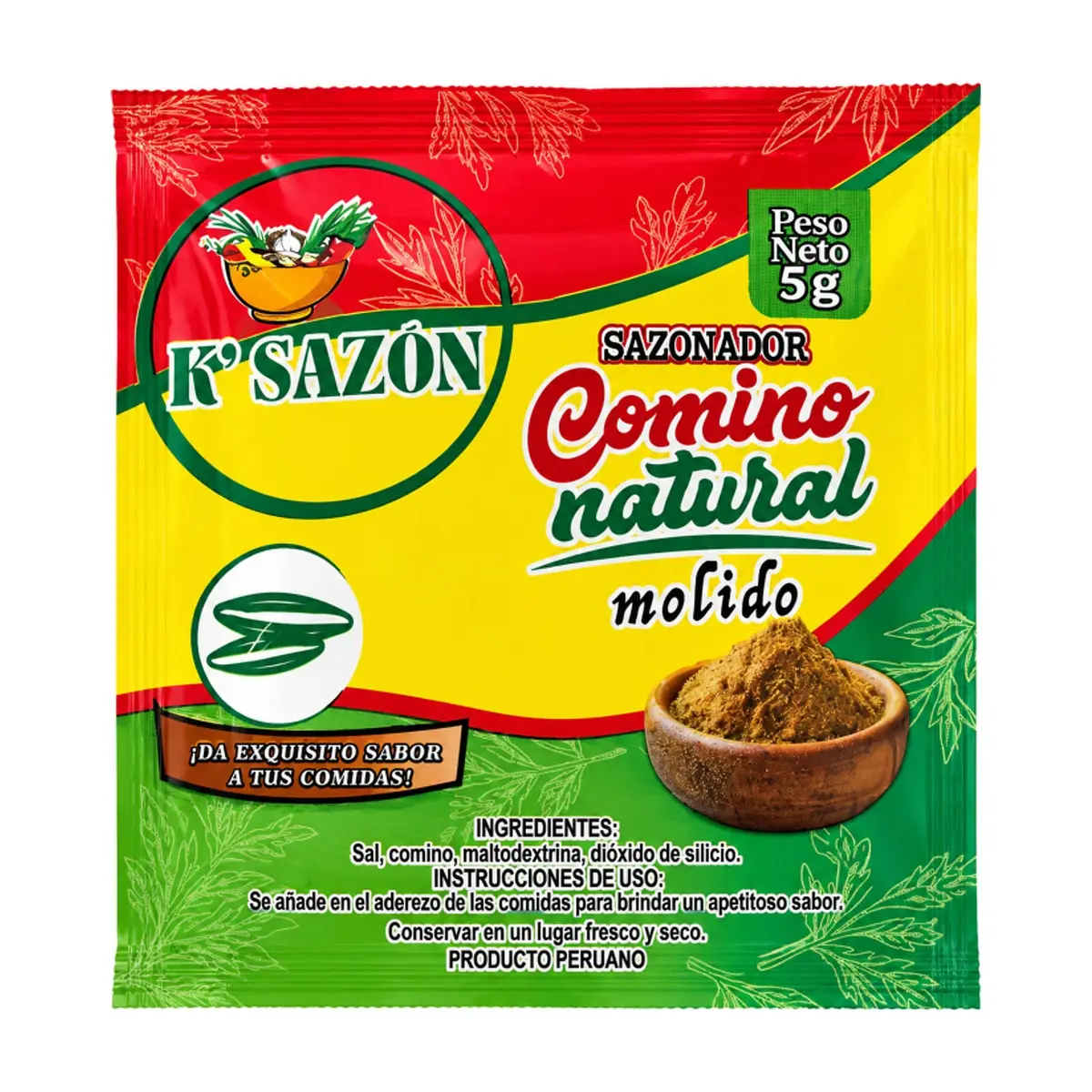Comino natural molido K´sazón (5 g / 0.17 oz)
