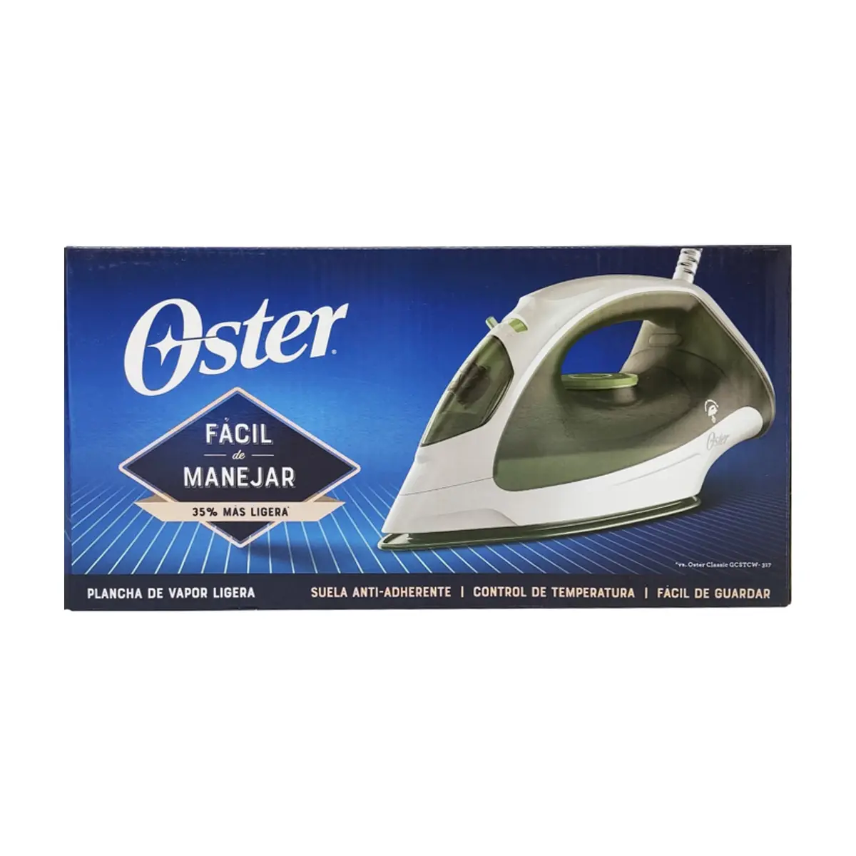Plancha de vapor ligera verde 1000 W Oster GCSTBS3803-013 - Thumbnail 4
