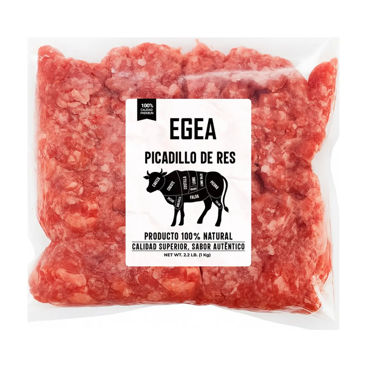 Picadillo de res de segunda EGEA (1 kg / 2.2 lb)
