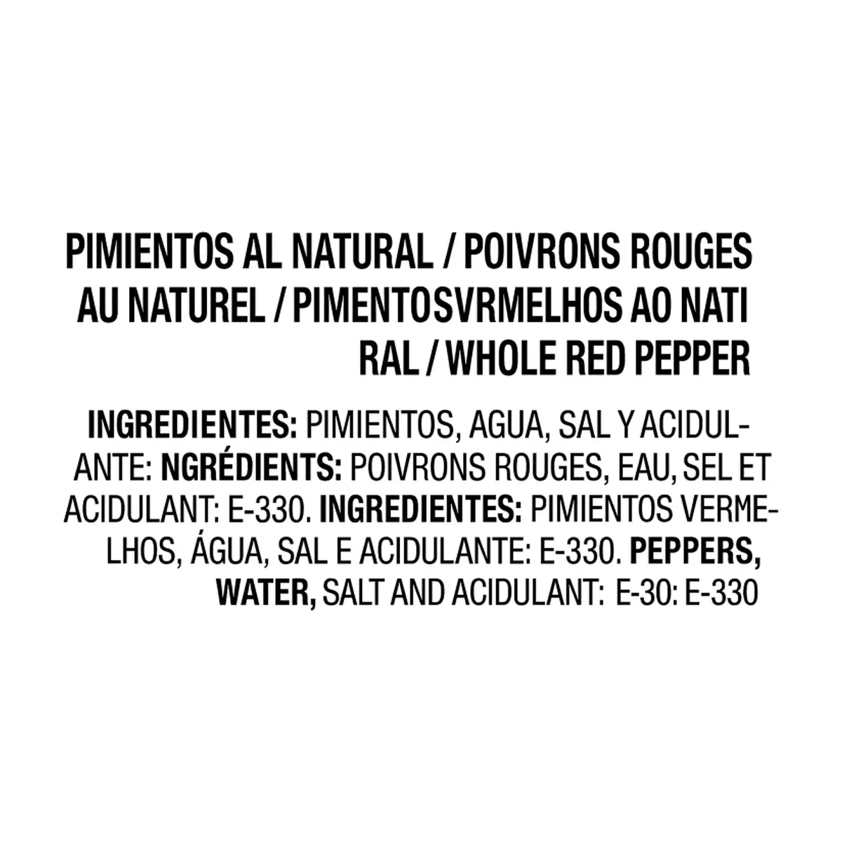 Pimientos al natural Mocitos (390 g / 13.77 oz) - Miniatura 3