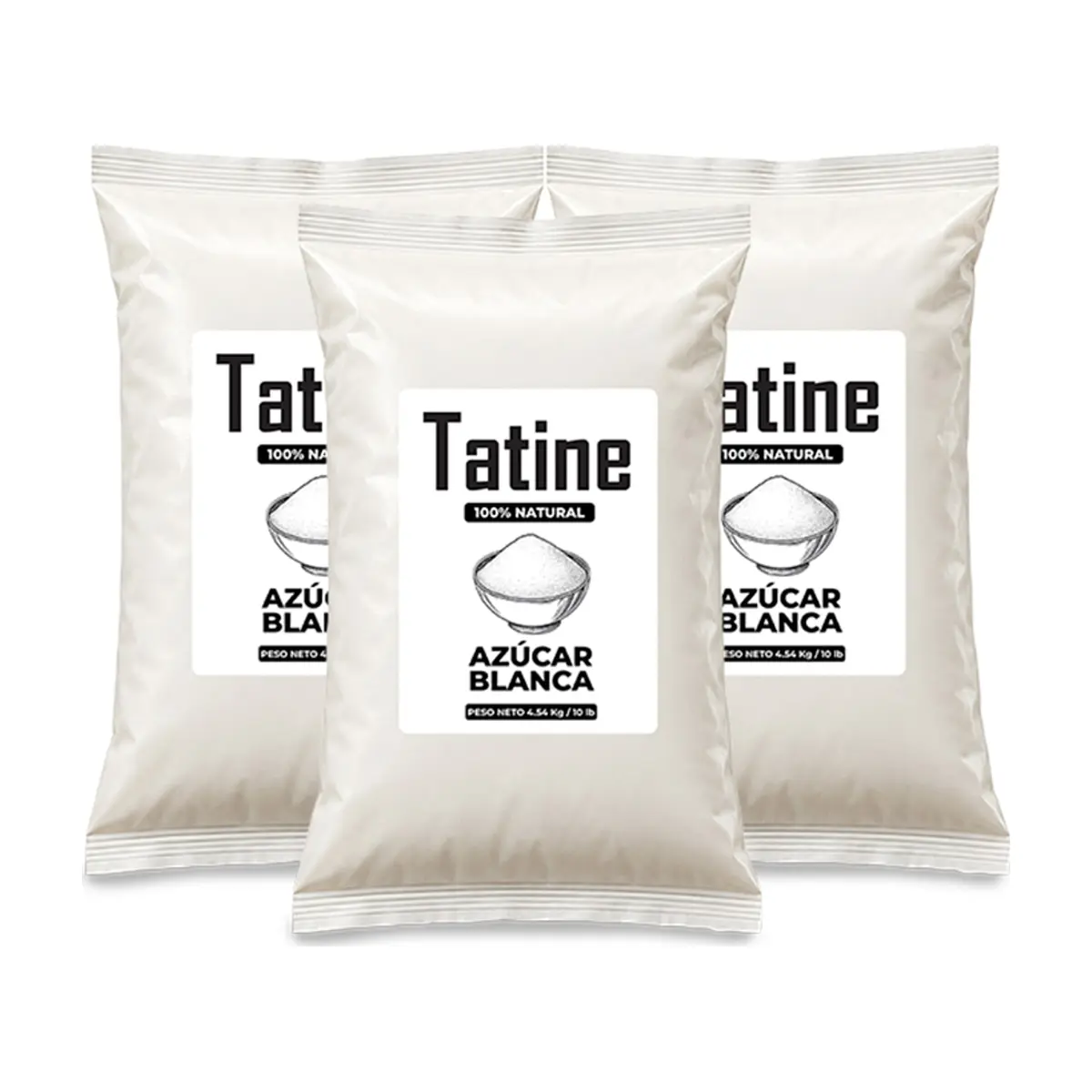 Azúcar blanca Tatine (3 x 5.54 kg / 10 lb)