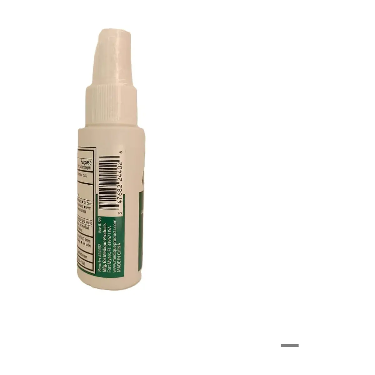 Spray antiséptico de cloruro de benzalconio 0.13 % MEDI-FIRST (59.1 ml / 2 fl.oz) - Thumbnail 3